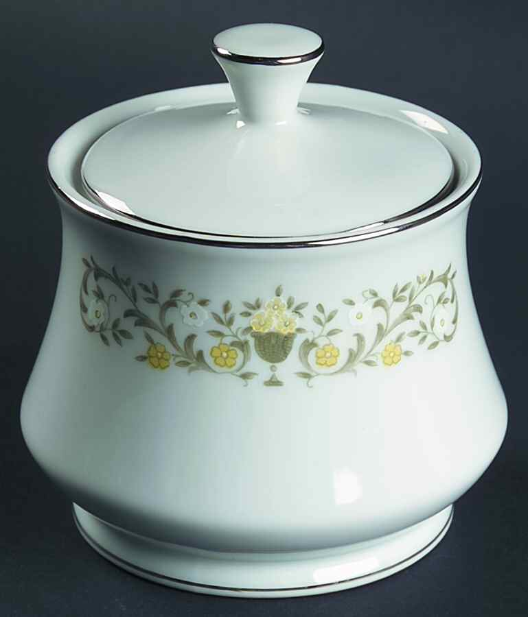 Florentine Sugar Bowl & Lid by Sterling China (Japan)-1