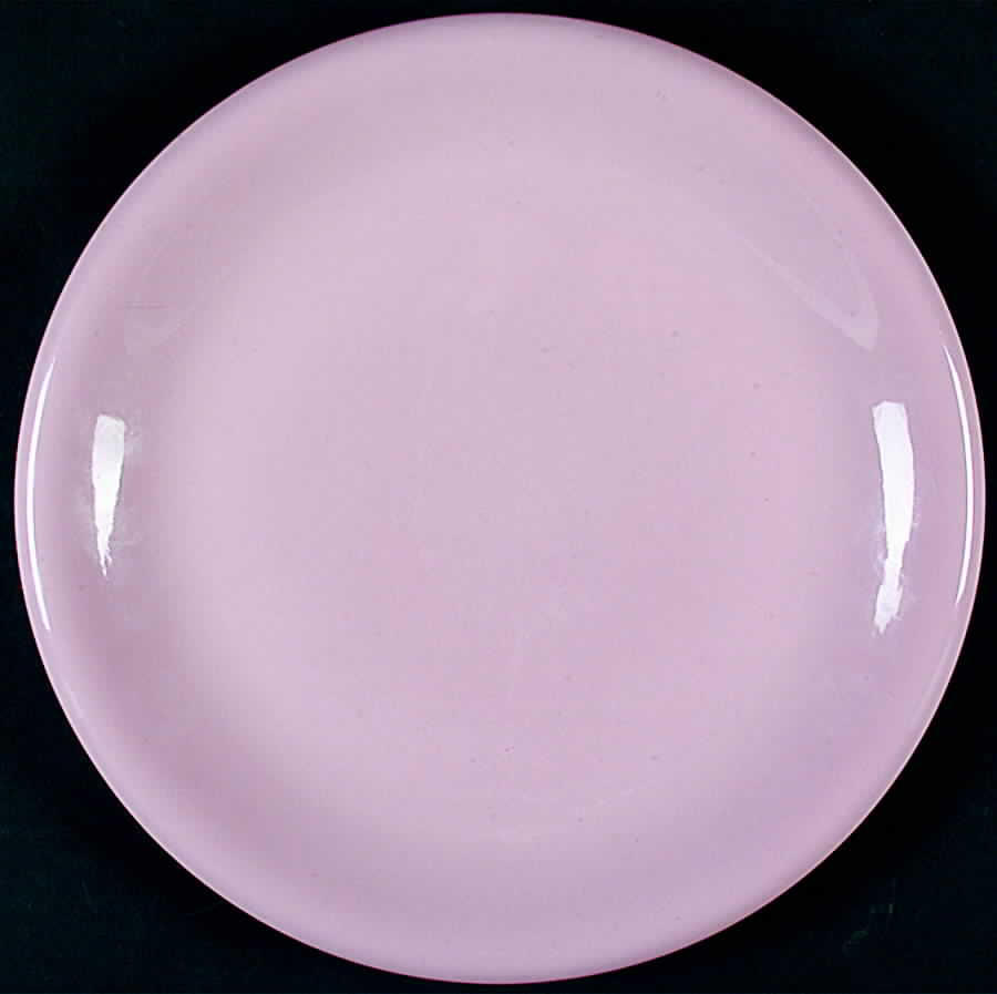 Shell Pink (Russel Wright, Coupe Shape) 11" Chop Plate (Round Platter) by Sterling China (USA)-1