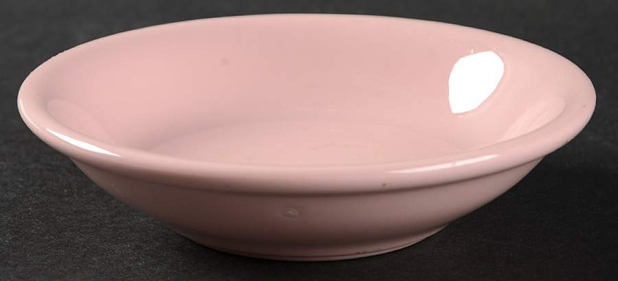 Shell Pink (Russel Wright, Coupe Shape) Fruit/Dessert (Sauce) Bowl by Sterling China (USA)-1