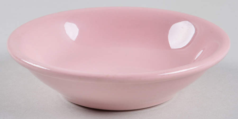 Shell Pink (Restaurant Ware, Rim Shape) Fruit/Dessert (Sauce) Bowl by Sterling China (USA)-1