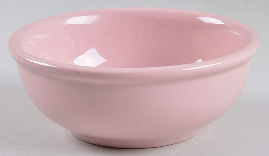 Shell Pink (Restaurant Ware, Rim Shape) Coupe Cereal Bowl by Sterling China (USA)-1