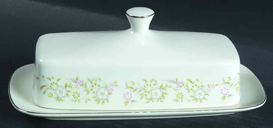 Springtime 1/4 Lb Covered Butter by Sterling China (Japan)-1
