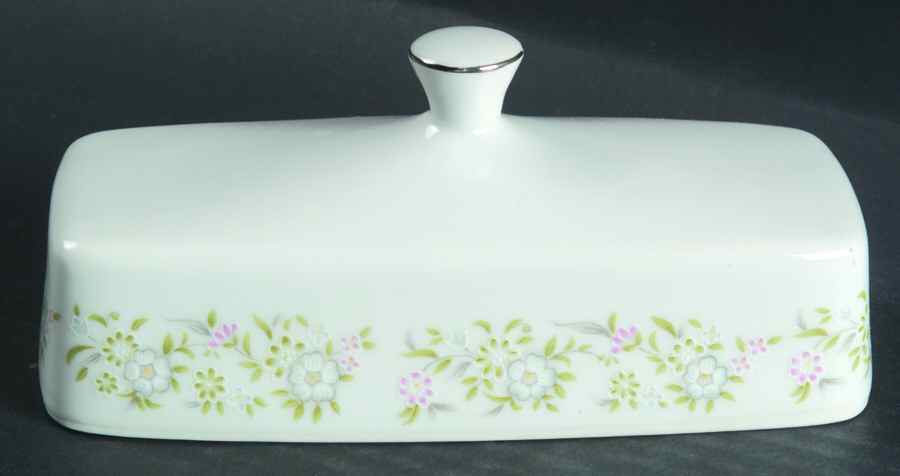 Springtime Lid for 1/4 Lb Butter by Sterling China (Japan)-1