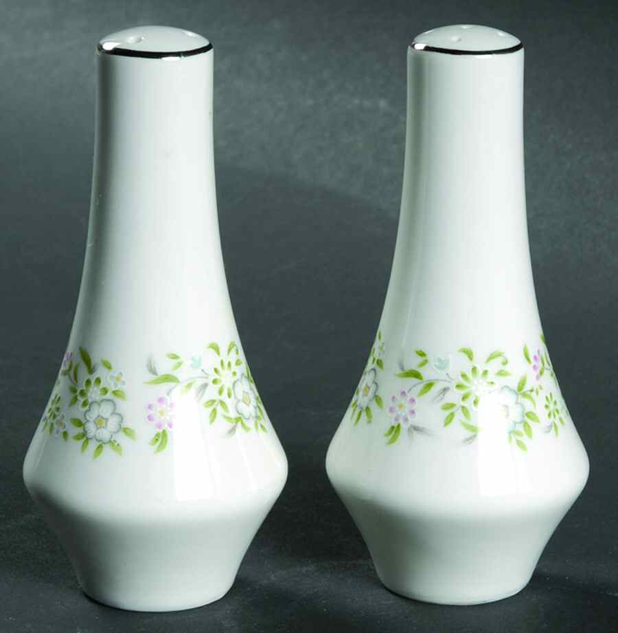 Springtime Salt & Pepper Set by Sterling China (Japan)-1