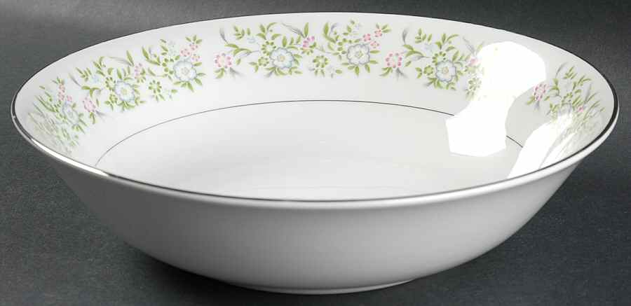 Springtime 9" Round Vegetable Bowl by Sterling China (Japan)-1