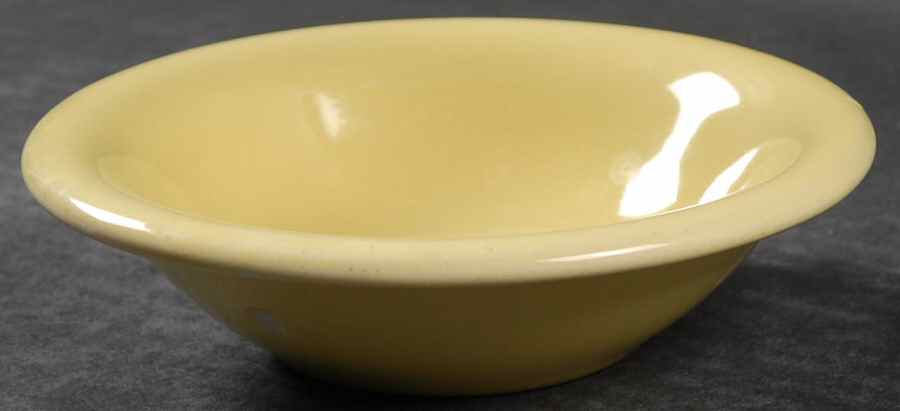Straw Yellow Fruit/Dessert (Sauce) Bowl by Sterling China (USA)-1