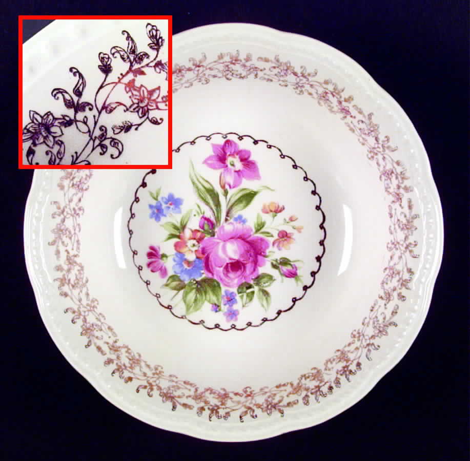 Bridal Bouquet 8" Round Vegetable Bowl by Stetson-1