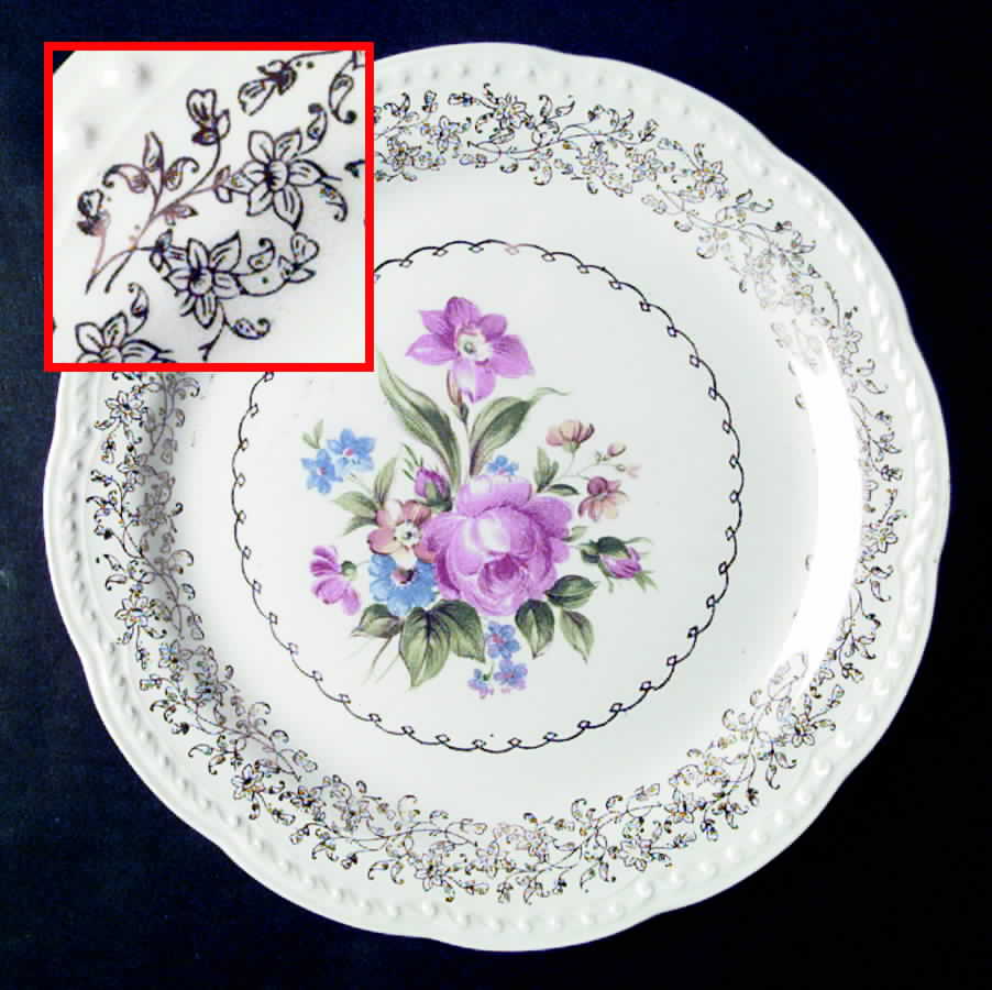 Bridal Bouquet Dinner Plate by Stetson-1