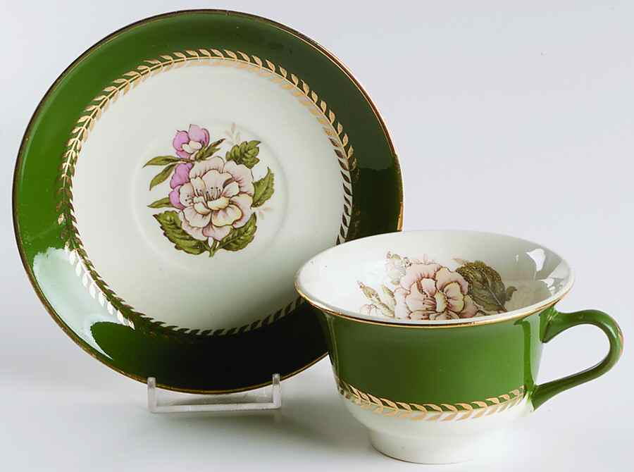 Duchess of Greencastle Flat Cup & Saucer Set by Stetson-1