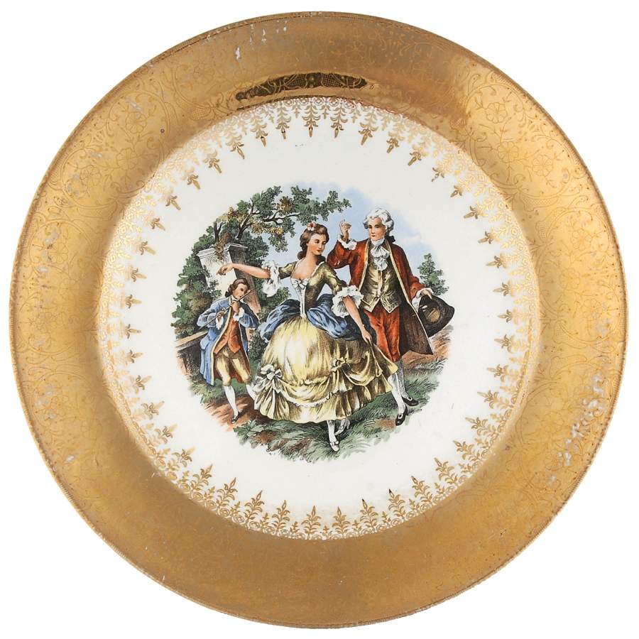 Golden Empress Luncheon Plate by Stetson-1