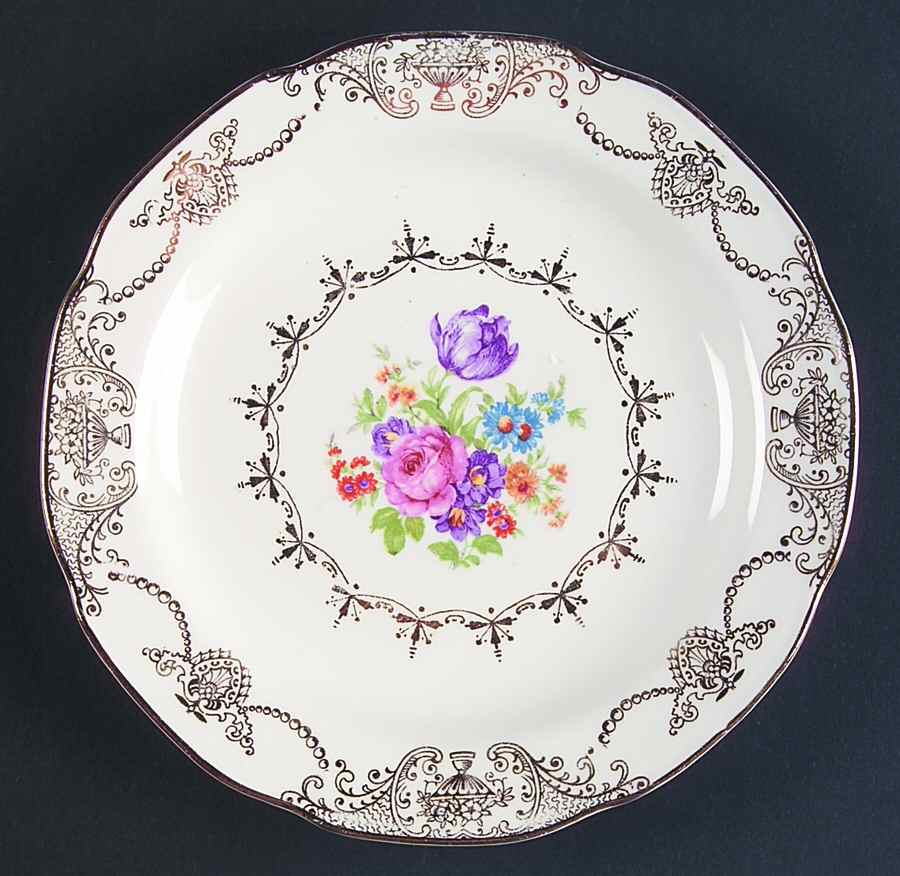 Golden Jubilee Bread & Butter Plate by Stetson-1