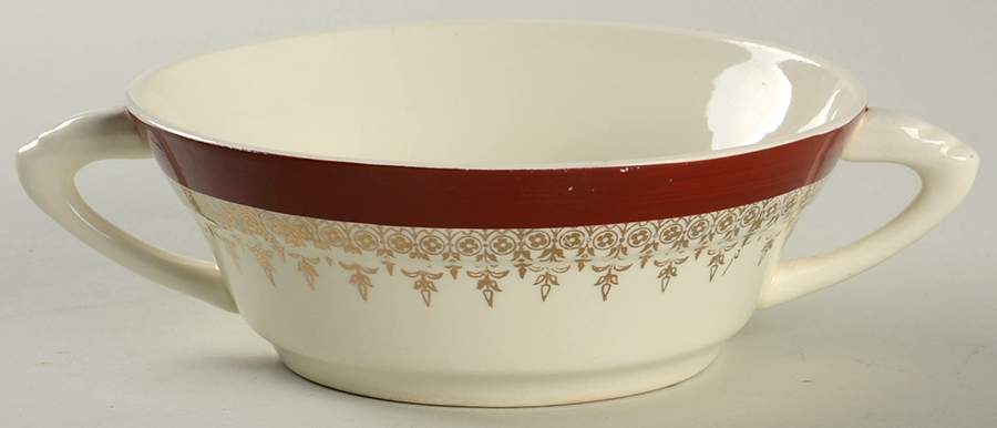 Lady Evette Flat Cream Soup Bowl by Stetson-1