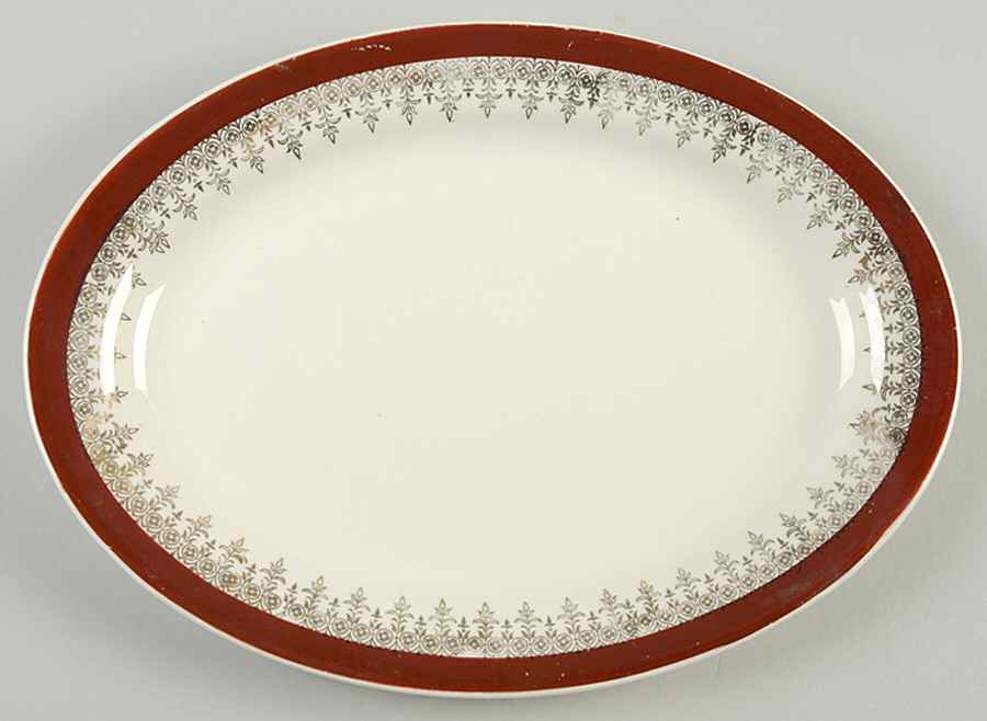 Lady Evette 9" Oval Serving Platter by Stetson-1
