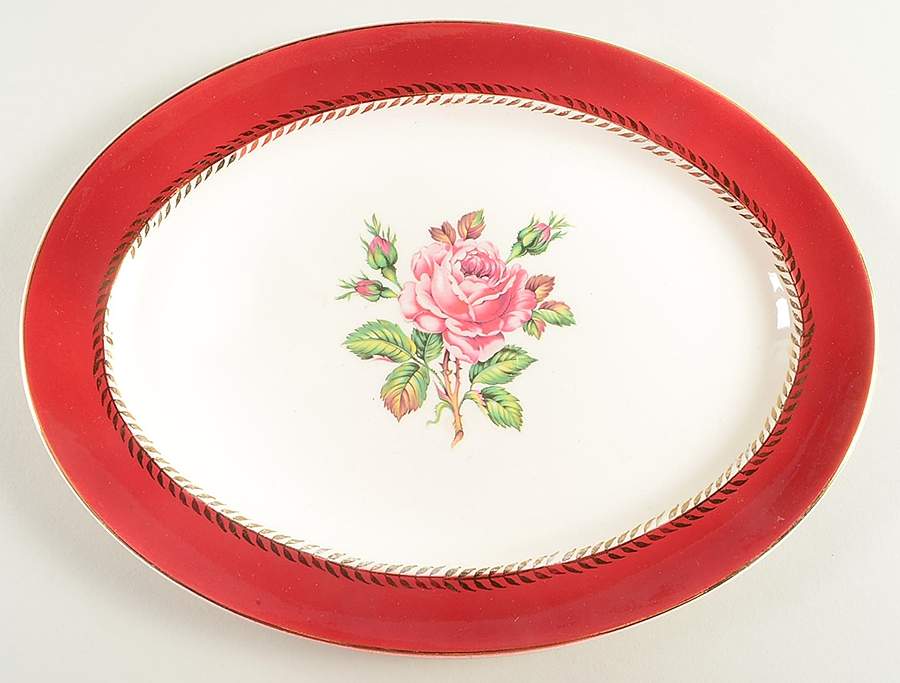 Lady Marlowe 13" Oval Serving Platter by Stetson-1