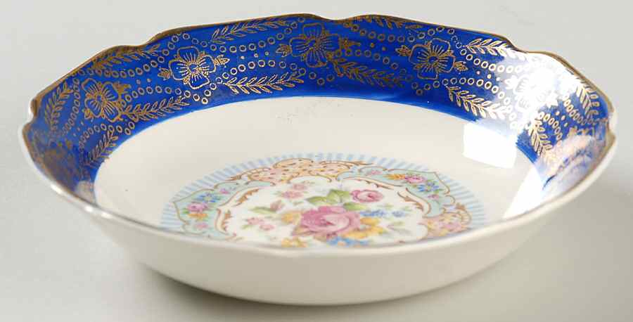 Madam du Barry Royal Blue (Center Band) Fruit/Dessert (Sauce) Bowl by Stetson-1