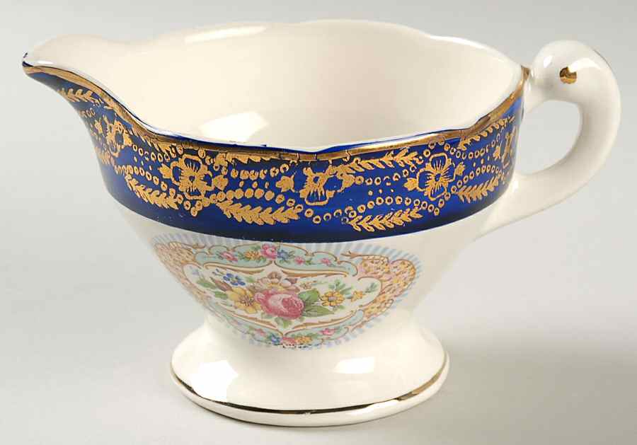 Madam du Barry Royal Blue (Center Band) Creamer by Stetson-1