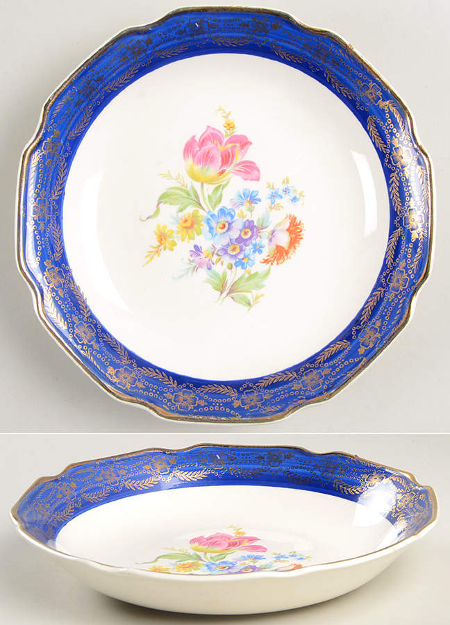 Madam du Barry Royal Blue (No Center Band) Coupe Soup Bowl by Stetson-1