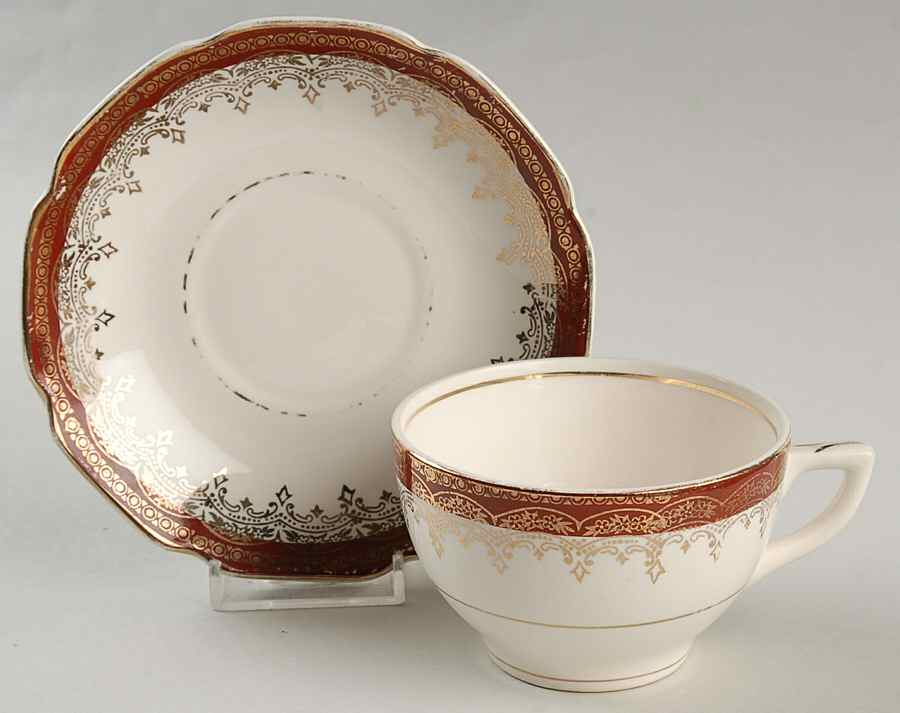 STT27 Flat Cup & Saucer Set by Stetson-1
