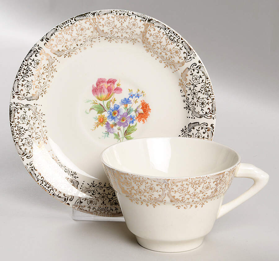 STT29 Flat Cup & Saucer Set by Stetson-1