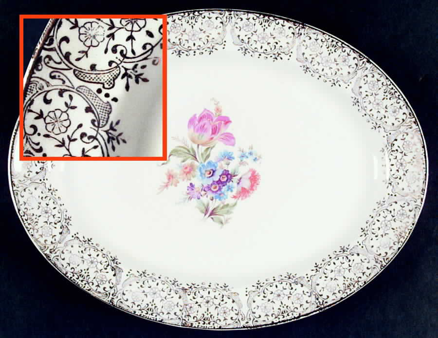 STT29 13" Oval Serving Platter by Stetson-1