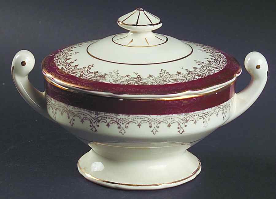STT33 Sugar Bowl & Lid by Stetson-1