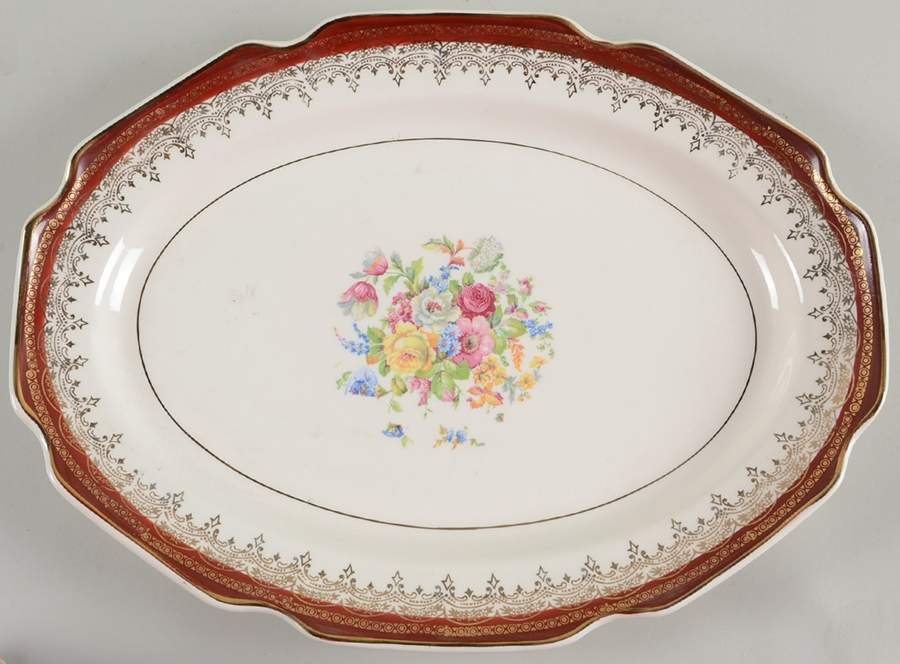 STT33 13" Oval Serving Platter by Stetson-1
