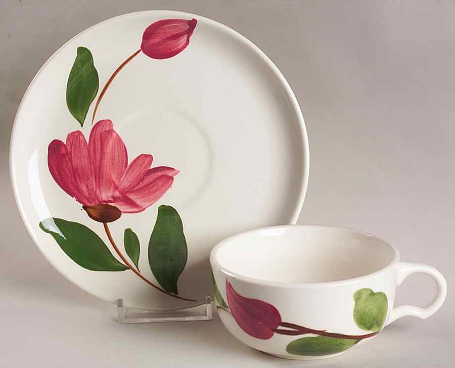 STT37 Flat Cup & Saucer Set by Stetson-1