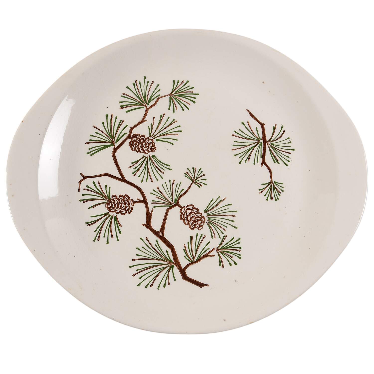 Misty Pine 11" Oval Serving Platter by Stetson-1