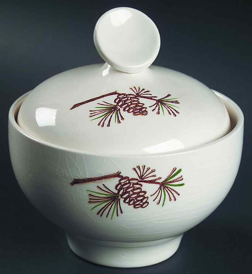 Misty Pine Sugar Bowl & Lid by Stetson-1