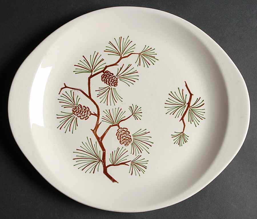 Misty Pine Handled Cake Plate by Stetson-1