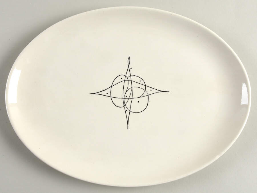 Tiara 13" Oval Serving Platter by Stetson-1