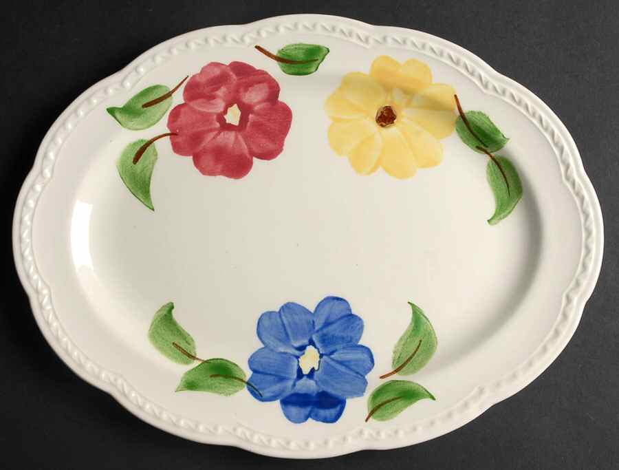 STT49 11" Oval Serving Platter by Stetson-1