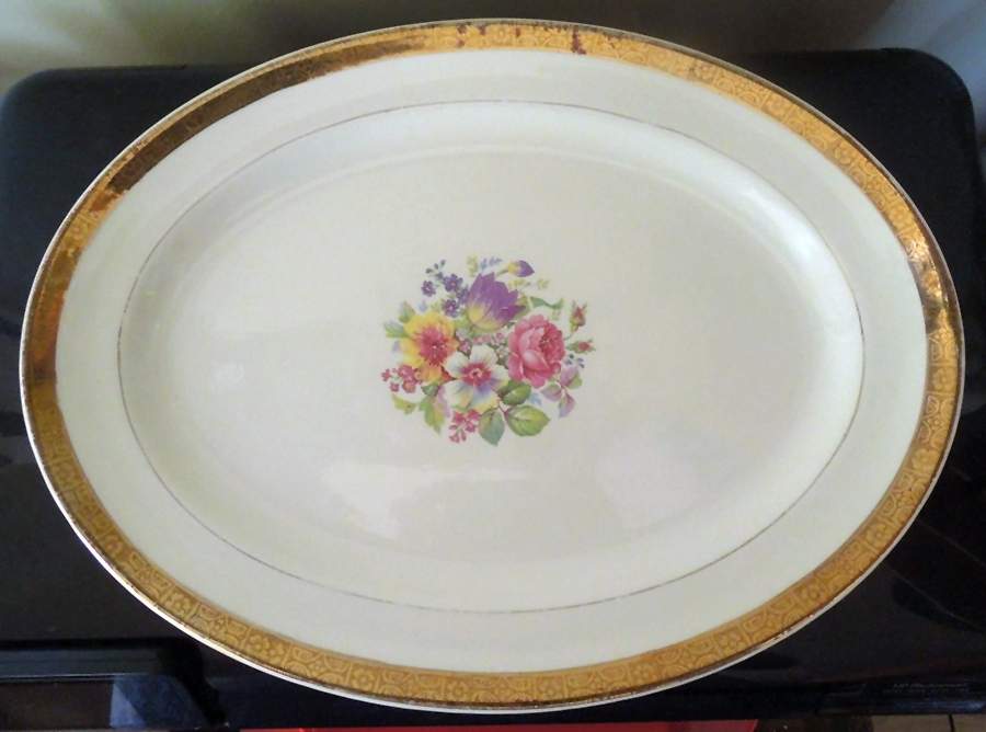 STT57 13" Oval Serving Platter by Stetson-1