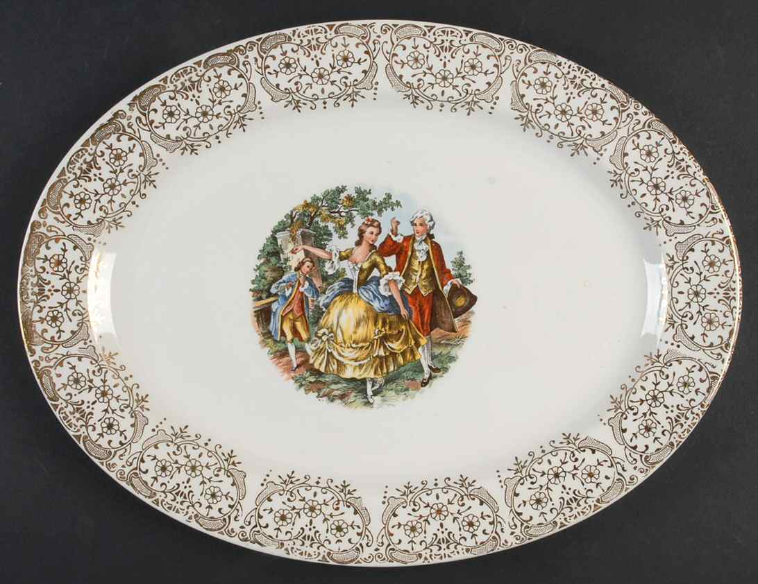 STT6 13" Oval Serving Platter by Stetson-1