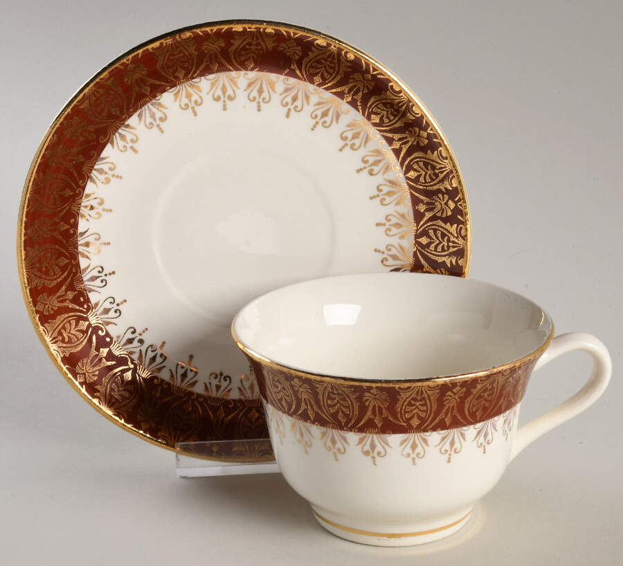 STT62 Flat Cup & Saucer Set by Stetson-1