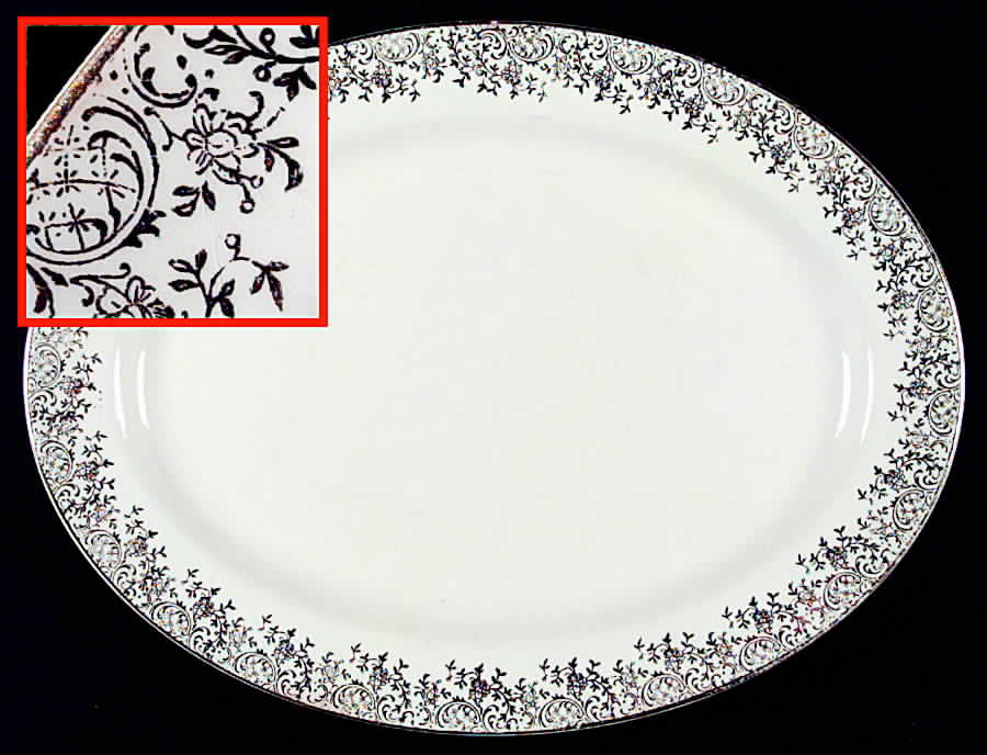 STT69 14" Oval Serving Platter by Stetson-1