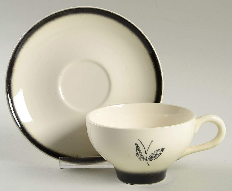 STT73 Flat Cup & Saucer Set by Stetson-1