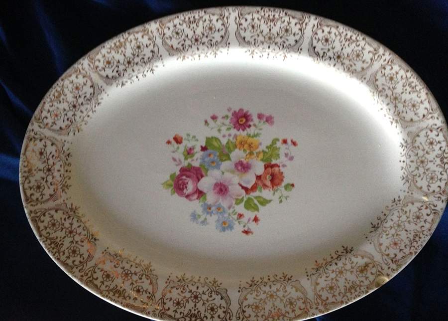 STT75 14" Oval Serving Platter by Stetson-1