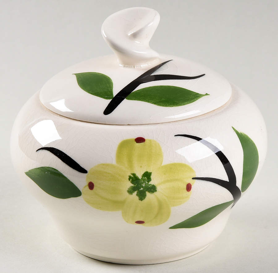 Dixie Dogwood Sugar Bowl & Lid by Stetson-1