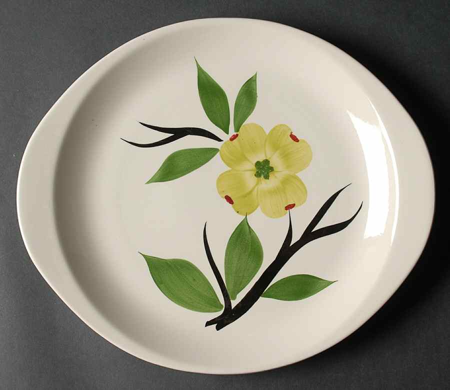Dixie Dogwood Handled Cake Plate by Stetson-1
