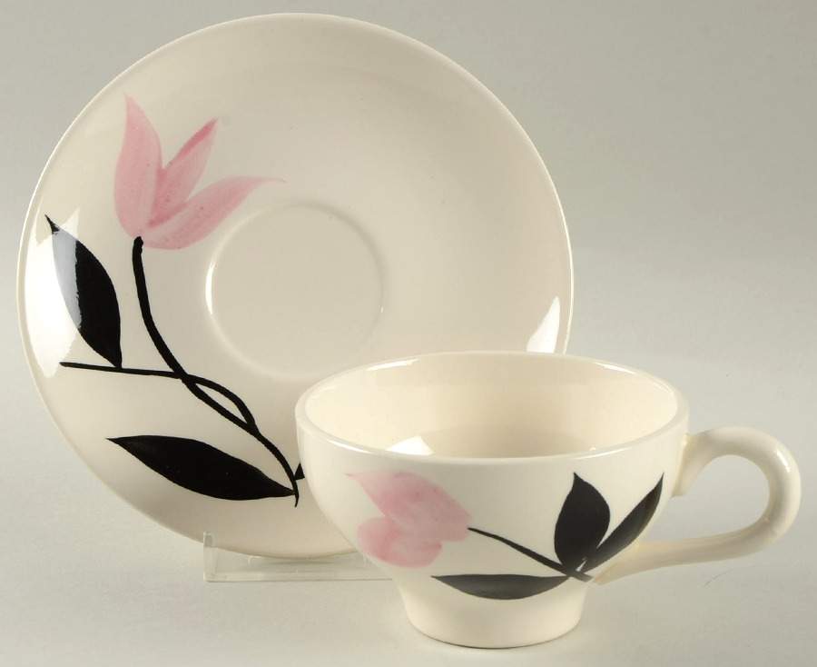 STT82 Flat Cup & Saucer Set by Stetson-1