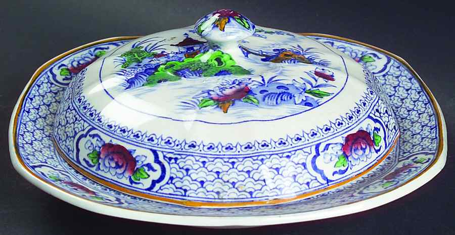 Kato Round Covered Butter by John Steventon & Son-1