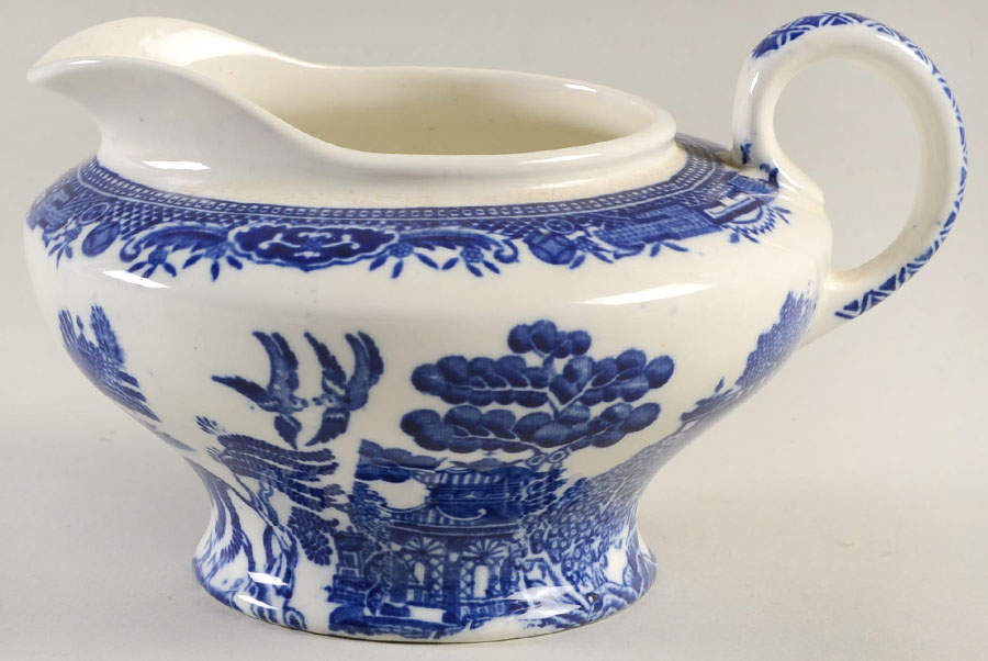 Willow Blue (Smooth) Creamer by John Steventon & Son-1