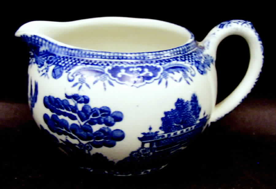 Willow Blue (Smooth) Creamer by John Steventon & Son-1