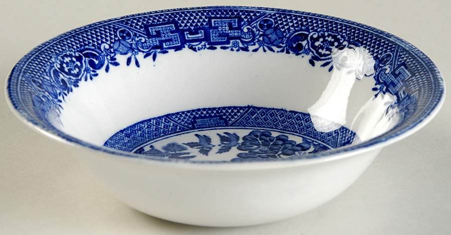 Willow Blue (Smooth) Coupe Cereal Bowl by John Steventon & Son-1