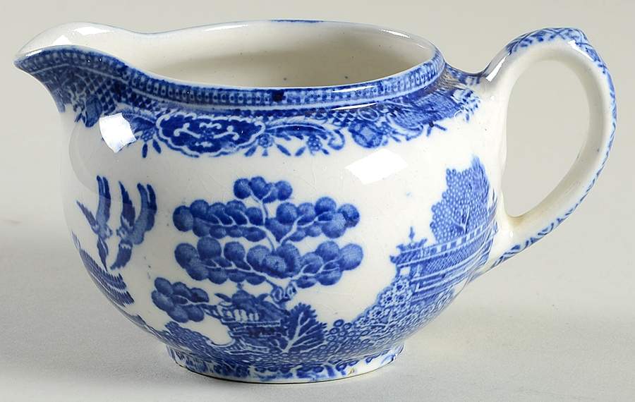 Willow Blue (Smooth) Creamer by John Steventon & Son-1