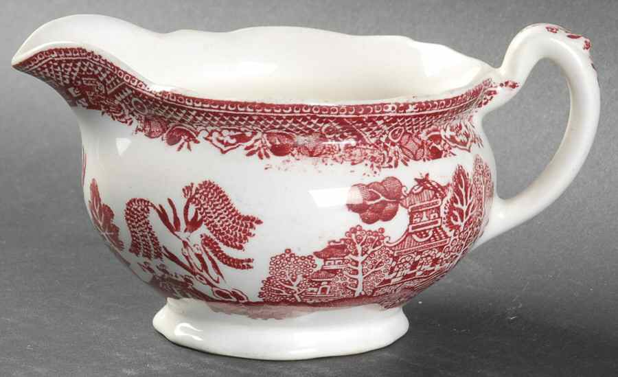 Willow Red Creamer by John Steventon & Son-1