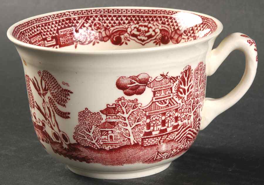 Willow Red Oversized Cup by John Steventon & Son-1