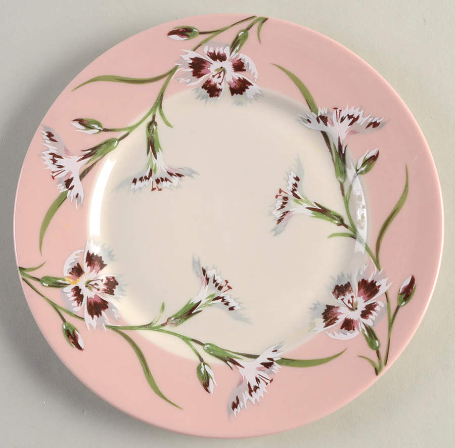 Garden Pinks Pink Salad Plate by Stewart House-1