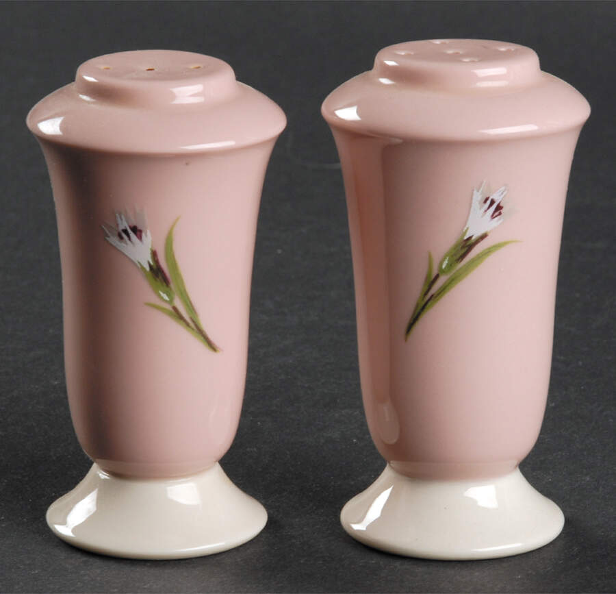 Garden Pinks Pink Salt & Pepper Set by Stewart House-1